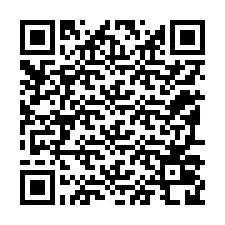 QR Code สำหรับหมายเลขโทรศัพท์ +12197028759