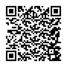 Código QR para número de telefone +12197043737