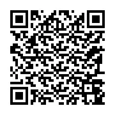 Código QR para número de teléfono +12197045919