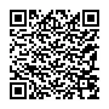 Codice QR per il numero di telefono +12197074320