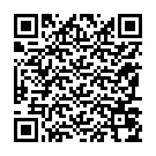 QR Code สำหรับหมายเลขโทรศัพท์ +12197074592