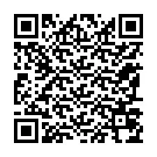 QR код за телефонен номер +12197074593