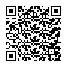 Codice QR per il numero di telefono +12197075781