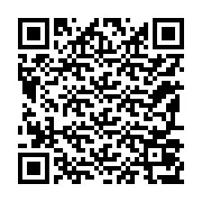 Kode QR untuk nomor Telepon +12197077321