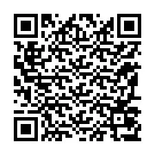 QR kód a telefonszámhoz +12197077752