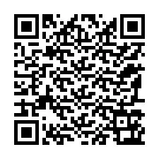 QR Code สำหรับหมายเลขโทรศัพท์ +12197163444