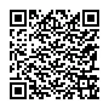 Código QR para número de telefone +12197165416