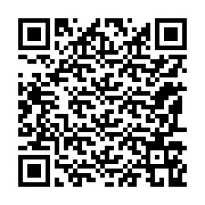 Codice QR per il numero di telefono +12197169575