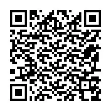 Codice QR per il numero di telefono +12197178127