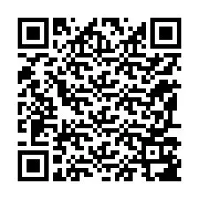 Kode QR untuk nomor Telepon +12197187372