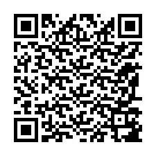 Codice QR per il numero di telefono +12197187376