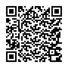 Código QR para número de teléfono +12197200336