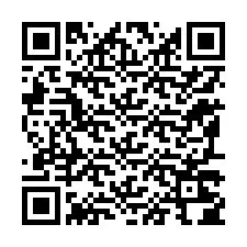 Código QR para número de teléfono +12197204942