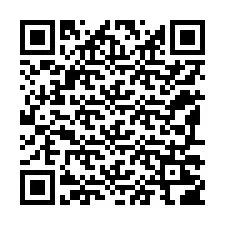 Código QR para número de teléfono +12197206230