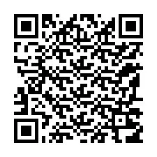 QR Code pour le numéro de téléphone +12197216250