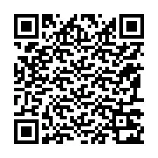 QR Code สำหรับหมายเลขโทรศัพท์ +12197222012