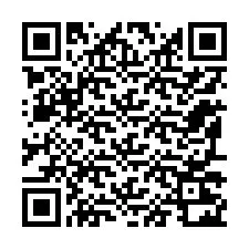 Código QR para número de telefone +12197222347