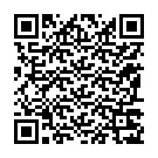 QR Code pour le numéro de téléphone +12197227862