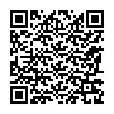 QR-koodi puhelinnumerolle +12197229076