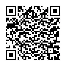 Codice QR per il numero di telefono +12197229586