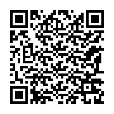 Codice QR per il numero di telefono +12197229925