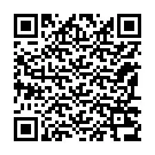 Código QR para número de teléfono +12197236665