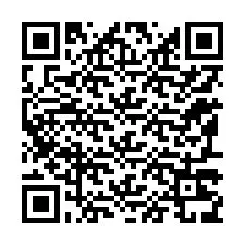 Codice QR per il numero di telefono +12197239812