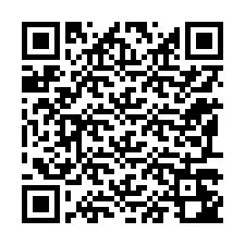 Código QR para número de telefone +12197242836