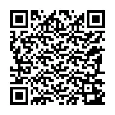 Codice QR per il numero di telefono +12197243228