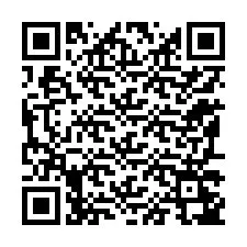 QR kód a telefonszámhoz +12197247656