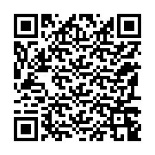 Código QR para número de teléfono +12197249954