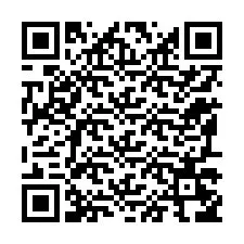 QR kód a telefonszámhoz +12197256546