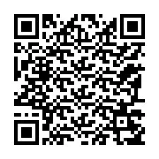 Código QR para número de teléfono +12197257529