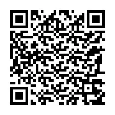 QR-koodi puhelinnumerolle +12197257854