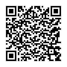 QR Code pour le numéro de téléphone +12197258478