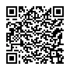 Código QR para número de teléfono +12197264155