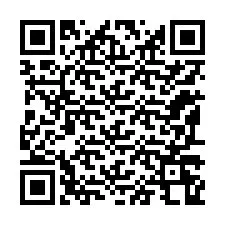 Código QR para número de telefone +12197268975