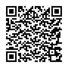 Código QR para número de teléfono +12197270806