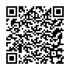 QR-code voor telefoonnummer +12197374315