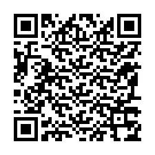 Código QR para número de teléfono +12197374942