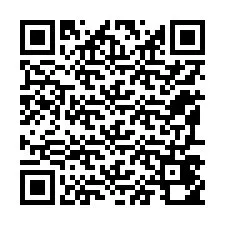 Codice QR per il numero di telefono +12197450253