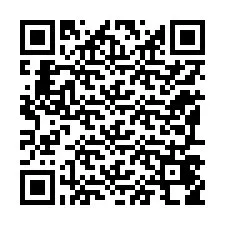 Kode QR untuk nomor Telepon +12197458236