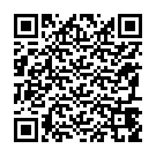 Codice QR per il numero di telefono +12197459802