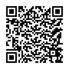 Kode QR untuk nomor Telepon +12197466671