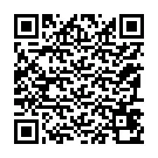 QR-koodi puhelinnumerolle +12197470549