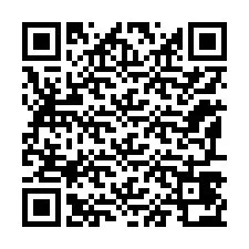 Codice QR per il numero di telefono +12197472825