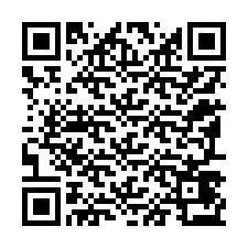 QR-Code für Telefonnummer +12197473928