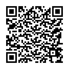 Kode QR untuk nomor Telepon +12197474658