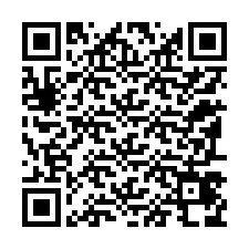 QR-код для номера телефона +12197478478