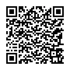 QR-koodi puhelinnumerolle +12197561838